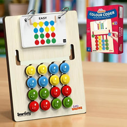 Colour Coder - Kids Montessori Slide Puzzle Game Color & Pattern Matching Learning Toys for Kids